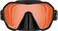 Cressi Z2 Frameless Masks, Black/Blue, Inner Blue with Orange Outer Reflection Lens