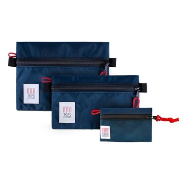 Topo Designs, Unisex, Accessory Bag Bundle - Micro/Sm/Med, Navy/Navy,