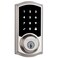 Kwikset SmartCode 916 Z-Wave Smart Lock, Keyless Entry Ring Compatible Door Lock, Touchscreen Electronic Deadbolt, SmartKey Re-Key Security, Smart Hub Required, Traditional Satin Nickle