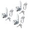 Hecfu 3 Pcs Tool Box Lock, 5/8" Keyed Alike Cabinet Locks with Key, Truck Toolbox Locks Mailbox Lock Replacement, Secure File Drawer RV Toolbox, Zinc Alloy