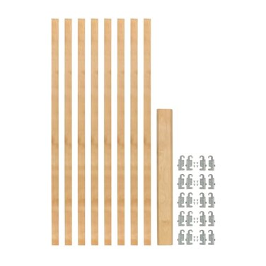 REV-A-SHELF (8stackable 27-¼” x 7/8” Wood Pilaster System Uprights - 5 Pilaster hdw sets