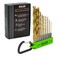 Railer 10pc Hex Shank Drill Bit Set HSS Titanium Metal Impact Driver Bits Holder