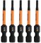 Railer 5pc 3/32 Hex Bit Set 2 Inch S2 Steel Impact Allen Wrench Screwdriver Bits