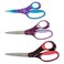 Fiskars SoftGrip Kids Scissors Set, Ages 8-15, SchoolCraft, 3-Pack