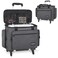 ITHWIU Sewing Machine Case with Wheels, Universal Rolling Trolley Tote with Shoulder StrapMultiple Storage Pockets Compatible with Most Standard Singer, Brother, Janome, Grey
