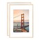 KINLINK KINKINK 2 Pack A1 Picture Frame Solid Wood Natural Frames