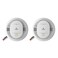 Kidde Hardwired SmokeCarbon Monoxide Detector, AA Battery Backup, Voice Alerts, Interconnectable, LED Warning Light Indicators, 2 Pack
