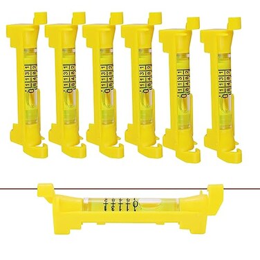 DOWELL 6-Pack 3" Hanging Bubble Line Level