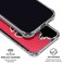 Skinit Clear Phone Case Compatible with iPhone 16 - Officially Licensed NHL Calgary Flames Solid Background Design
