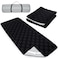 Moonsea Cot Mattress Topper Pad Quilted Black, 75"x30" Inch