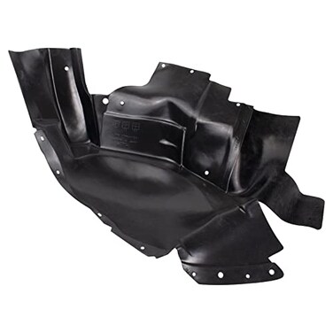 TRQ Front Left Forward Inner Fender Liner Black Drivers Side