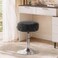 VASAGLE Bar Stool Set of 1, 360° Swivel Vanity Stool, Thick Cushion