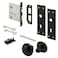 Prime-Line E 2798 Mortise Keyed Lock Set, Matte Black Knob, Single Pack
