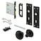 Prime-Line E 2798 Mortise Keyed Lock Set, Matte Black Knob, Single Pack