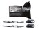 Tie Down 1.5 in. x 8 ft Grey Heavy Duty Motorcycle Strap, 2-Pack Kit - 3328 lbs. Breaking Load Limit