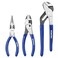 WORKPRO Pliers Set, 3-Piece Plier Tool Set with Soft Handle
