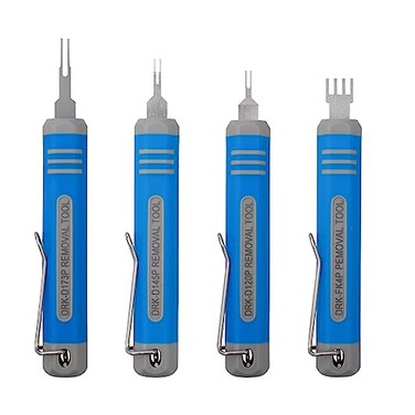 JRready ST5253-04 Molex Pin Extractor Kit Mini-Fit Jr. Extraction Molex Micro-Fit 3.0 Terminal Release Tool 3P 4P PC Fan Connector Electrical Pin Removal Tool