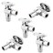 HeSun 5PC 1/2" PEX-A Expansion x 3/8" OD Compression Angle Stop Valve