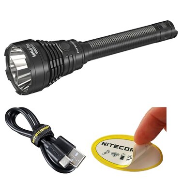 Nitecore MH40 Pro 3500 Lumen Long Throw Flashlight with USB-C Rechargeable Power Pack, Pressure Switch
