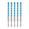 toolant 3/8" Shockproof Hex Shank Masonry Drill Bits, 5-Piece Set