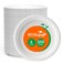ECOLipak 6 in 200 Pack White Disposable Compostable Dessert Paper Plates
