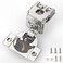 FURNIWARE [Closing Speed Control] 2 Pack 1-1/2 Inch Overlay Soft Close Hinges