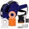 Perco Price Gun 1-Line Kit with 2 White 4 Orange Rolls, ClipInk Rollers