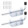 suiwotin 5 Inch Spring Loaded Gate Latch Pin, 2pcs Barrel Bolt Spring Latch