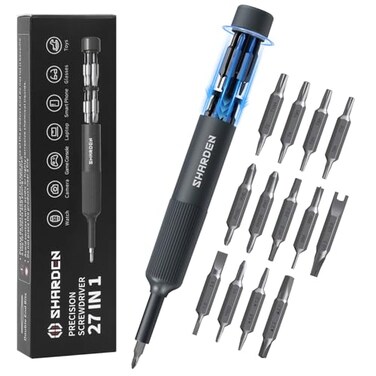 SHARDEN 27-in-1 Precision Screwdriver Set Multi Bit Mini Small Screwdriver