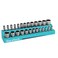 DURATECH Magnetic Socket Organizer Set, 1/4" Metric Socket Holders