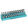 DURATECH Magnetic Socket Organizer Set, 1/4" Metric Socket Holders