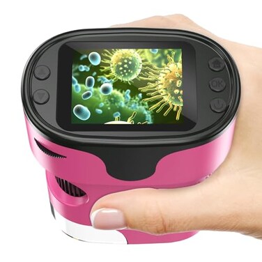 BEBANG Kids Digital Microscope Science Gift: Complete STEM Toy Kit for Ages 4-12