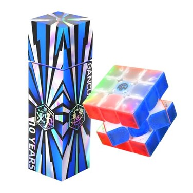 GAN 12 ui Maglev 10 Years Grand Gift Set, Smart Speed Cube Gift for Cubers