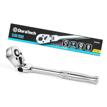 DURATECH 1/4" Drive Flex-Head Ratchet