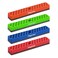 Mayouko 4PCS 1/4" Magnetic Hex Bit Holder Rack Organizer, 172 Holes, 1/4-Inch Drill Bit Holder, 4 Racks, Magnetic Bit Holder with Magnet Base for Screwdriver Bits