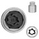 JEUCLEL 532 Wheel Locking Nut Key for VW, Socket Adapter (OD 28mm-ID 25mm