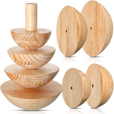 Doublefill 4 Pcs Pottery Molds 5.5'' 6.5'' 7.5'' 8.5'' Thickness 2.5''