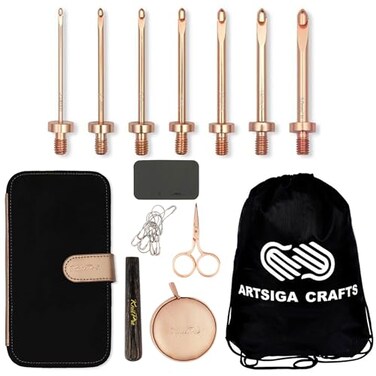 KnitPro Oasis Starter 2-Inch Interchangeable Crochet Hook Set