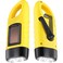 Leelosp 2 Pcs Hand Crank Solar Flashlight Emergency LED,Yellow