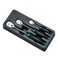 Capri Tools Fine 90-Tooth Ratchet Set, Ergonomic Soft Grip, 1/4, 3/8, 1/2 in. Drive, 3-Piece