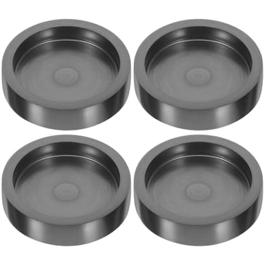 DOITOOL 4PCS Round Graphite Ingot Mold, Crucible Mould for Metal Casting Melting Refining Silver Gold Copper Aluminum Brass, 10ml Small Capacity Graphite Crucible for Jewelry Making