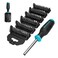 DURATECH Screwdriver, Multi-Function Set with 60 Replaceable Cr-V Bits