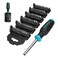 DURATECH Screwdriver, Multi-Function Set with 60 Replaceable Cr-V Bits