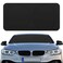 Woanger Car Windshield Shade Foldable Front Window Sun Visor Solid Black