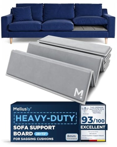Meliusly Couch Cushion Support Board for Sagging Sofa Cushions (28x72