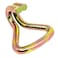 ZLYY 4pcs Double J Hook,Heavy Duty Ratchet Double J-Hooks for 1.5" Tie Down Strap Webbing