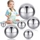 Shappy 6 Pcs Sensory Reflective Mirror Ball 1.5, 2.5, 3, 3.9, 4.7, 5.9 Inch
