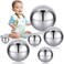Shappy 6 Pcs Sensory Reflective Mirror Ball 1.5, 2.5, 3, 3.9, 4.7, 5.9 Inch