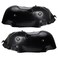 TRQ Front Driver and Passenger Side Inner Fender Liner Set
