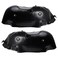 TRQ Front Driver and Passenger Side Inner Fender Liner Set